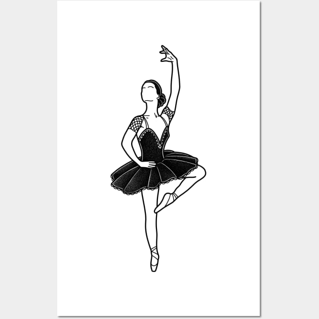 Ballerina Wall Art by Sadhakaya